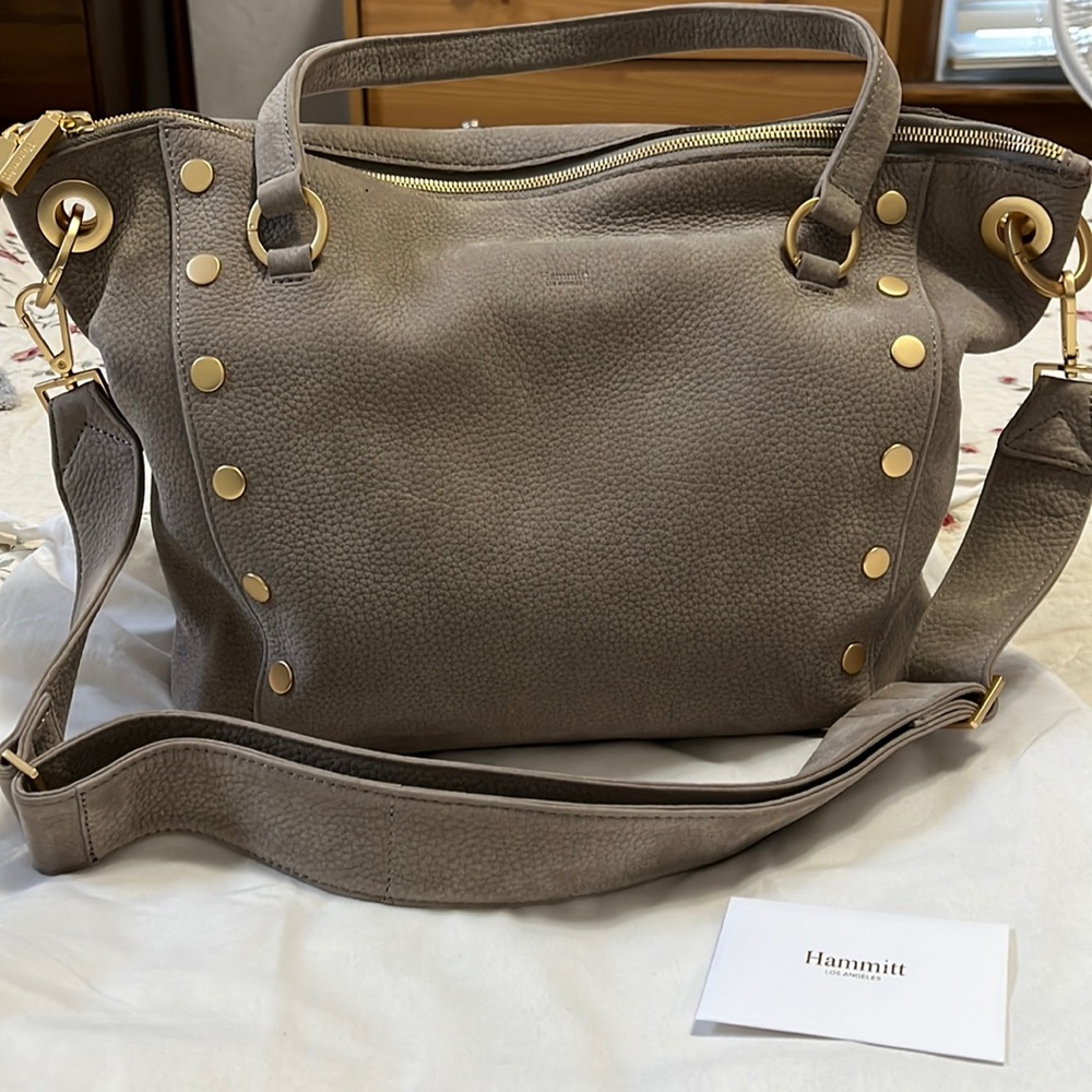 Hammitt Large Daniel Grey Natural